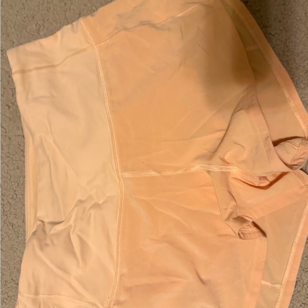Lululemon Athletica Peach Athletic Shorts